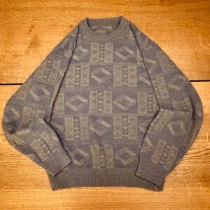 Vintage Geometric Patterned Sweater